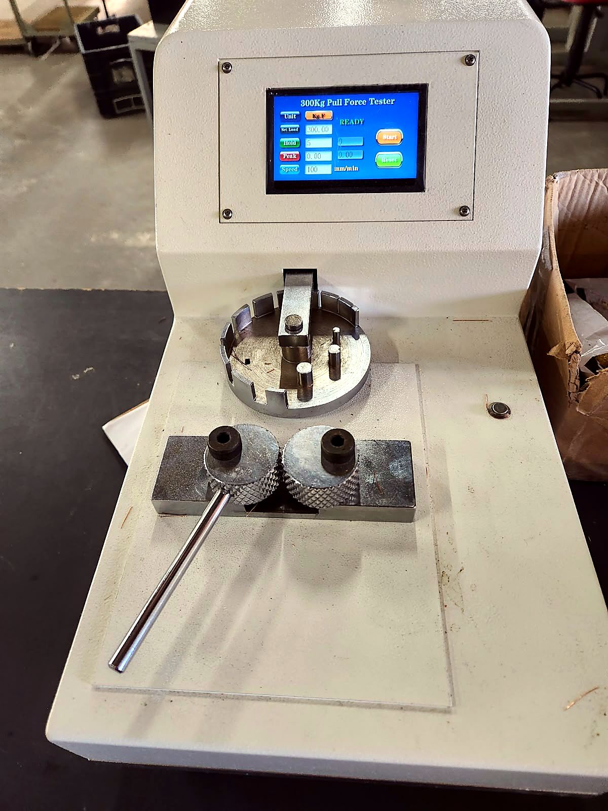 Máquina de teste de tração de crimpagem
